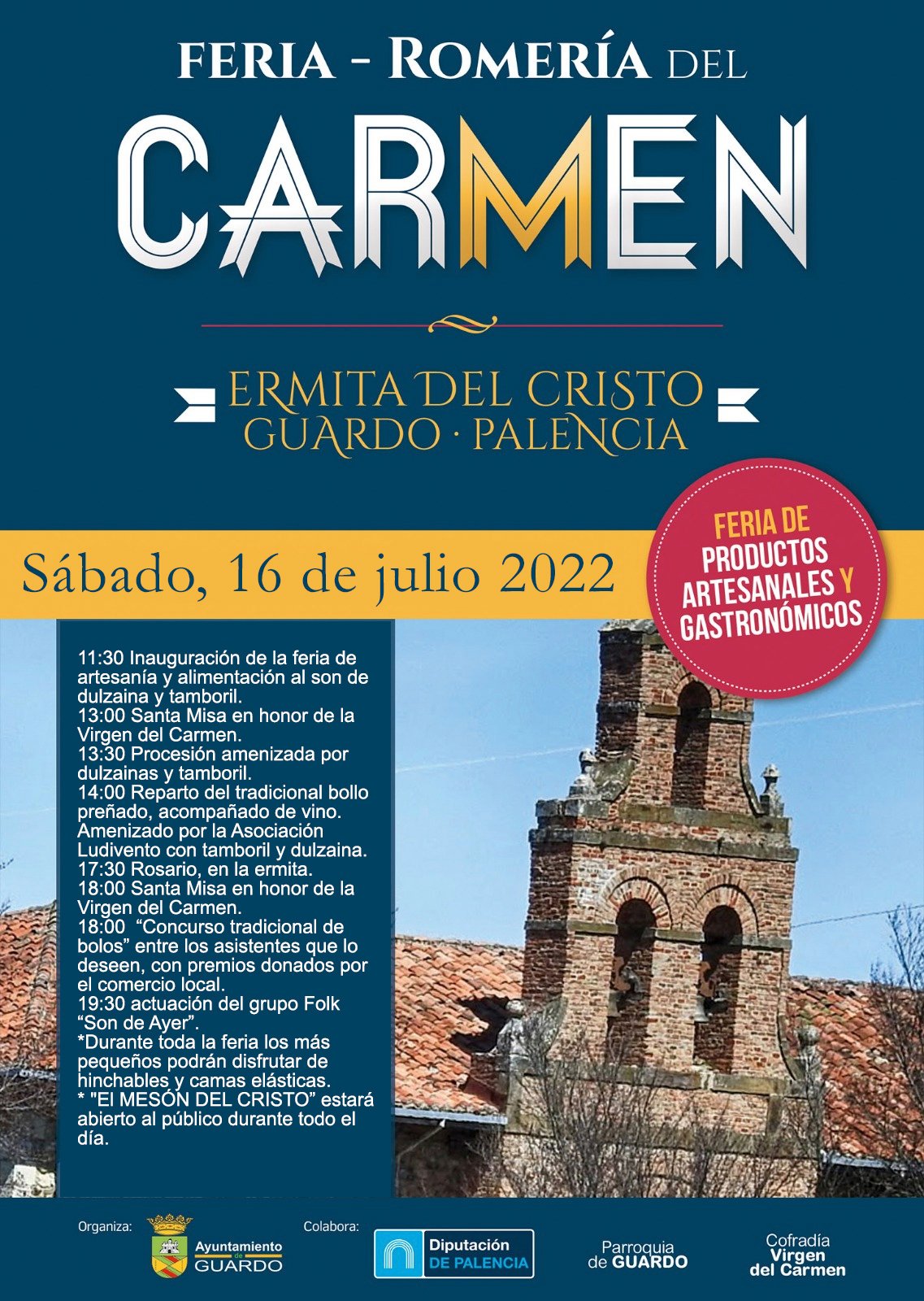 Fiestas en honor a Nuestra Señora del Carmen 2022 Guardo